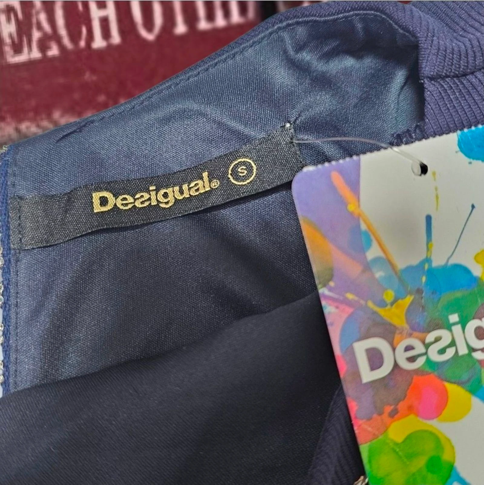 Marina blauw Desigual jurk – photo 4